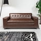 thumbnail image 1 of Sofa Dos Cuerpos Ecocuero Chocolate, 1 of 3