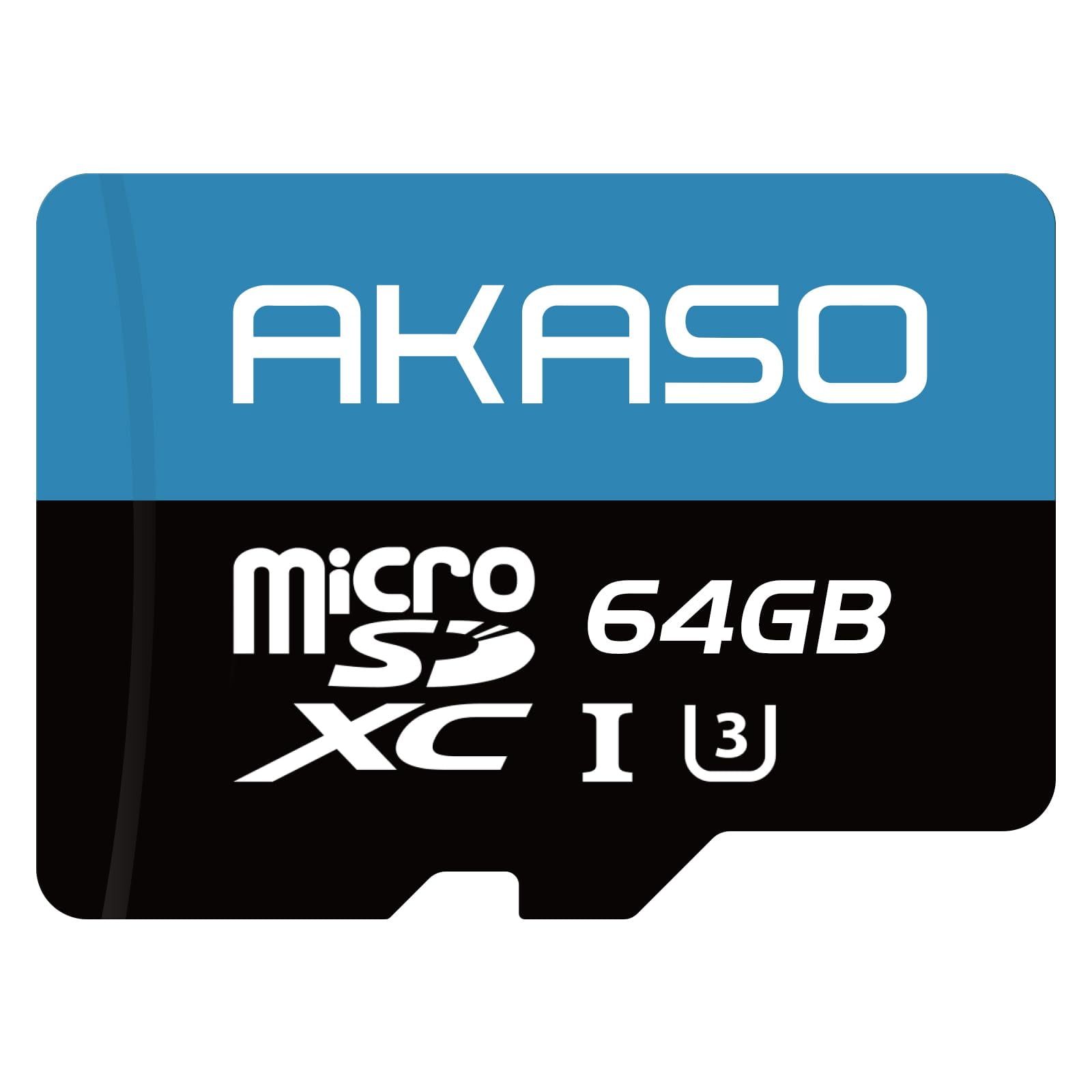 Tarjeta De Memoria Akaso Microsdxc U3 De 64 Gb Con Adaptador - 100 Mb/s