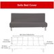 thumbnail image 2 of Xiao Hua Funda de Sofá Cama sin Brazos de color Sólido, Tela Elástica, Adecuada para Sofá de Tres Asientos Completamente Plegable, Adecuada para Longitud de Sofá de Aproximadamente 74.8-82.7, 2 of 4