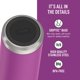 thumbnail image 4 of Botella de Agua THERMOS 510 ml Color Ciruela con Boquilla Antifugas, 4 of 8
