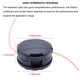 thumbnail image 3 of Cabezal de podar Woopeey, 5 unidades, 9,5 cm, apto para Echo Weed Speed Feed, 3 of 7