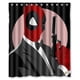 thumbnail image 1 of Cortina de ducha DeadPool, juego de cortina de baño con ganchos, tamaño 60 x 72 pulgadas, 1 of 3