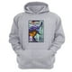 thumbnail image 1 of Polerón Canguro Evangelion Gris Claro Talla L Unisex, 1 of 3