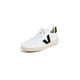 thumbnail image 1 of Tenis V 10 De Piel Sintética Blanca negra Con Cordones Para Mujer, 1 of 3