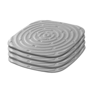Ioensy - 4 Uds. Almohadillas Para Caja De Nido De Pollo, Alfombrillas Para Poner, Almohadillas Para Anidar De Pollo Para Poner Huevo Gris