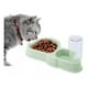thumbnail image 1 of Dispensador De Agua + Plato Antiansiedad (ahogo) Todo En Uno Verde, 1 of 3
