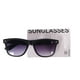 thumbnail image 2 of Lentes De Sol Wayfarer Negro transparente Uv400, 2 of 2