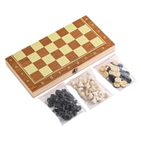 Bothyi - Juego De Ajedrez De Madera Plegable, Ajedrez, Damas, Backgammon Para Principiantes Y Profesionales