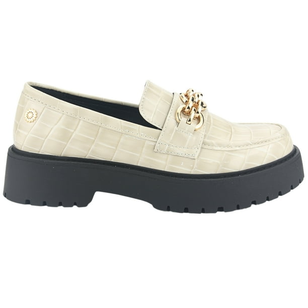 Mocasin Chalada Mujer Lenin-1 Beige Casual