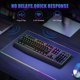 thumbnail image 4 of Teclado inalámbrico para juegos yesbeaut PC414 RGB retroiluminado a prueba de agua, 4 of 7
