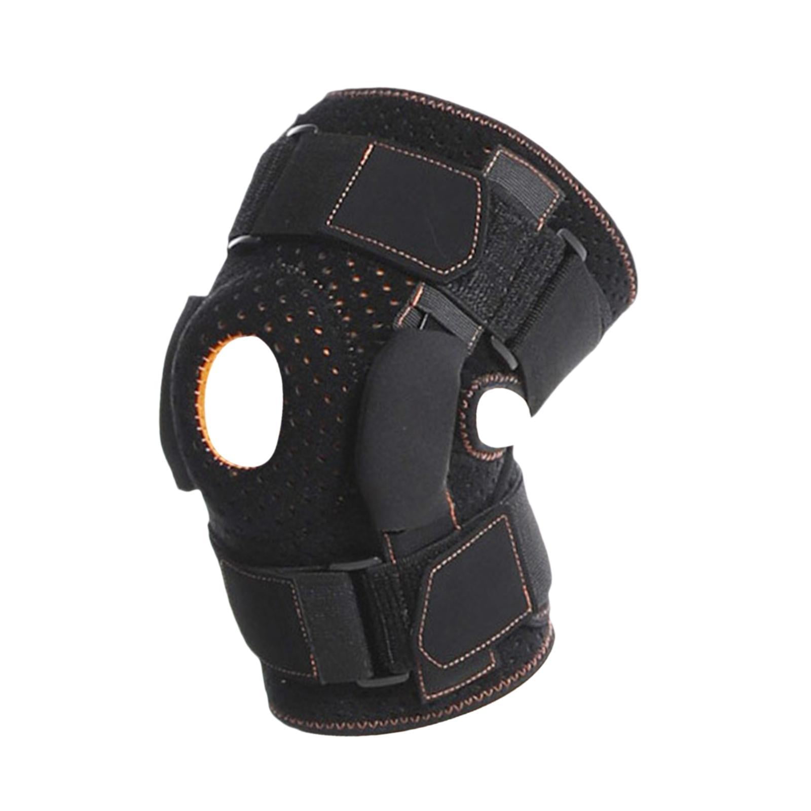 Magideal - Rodillera De Apoyo Para Rodillas, Fuerte Soporte Para Rodillas, Protector Negro Para Baloncesto, Desgarro De Menisco, Artritis, Pickleball, Hombres S