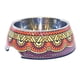 thumbnail image 1 of Plato Melamina Motivo Redondo Morado Talla M Perro, 1 of 1