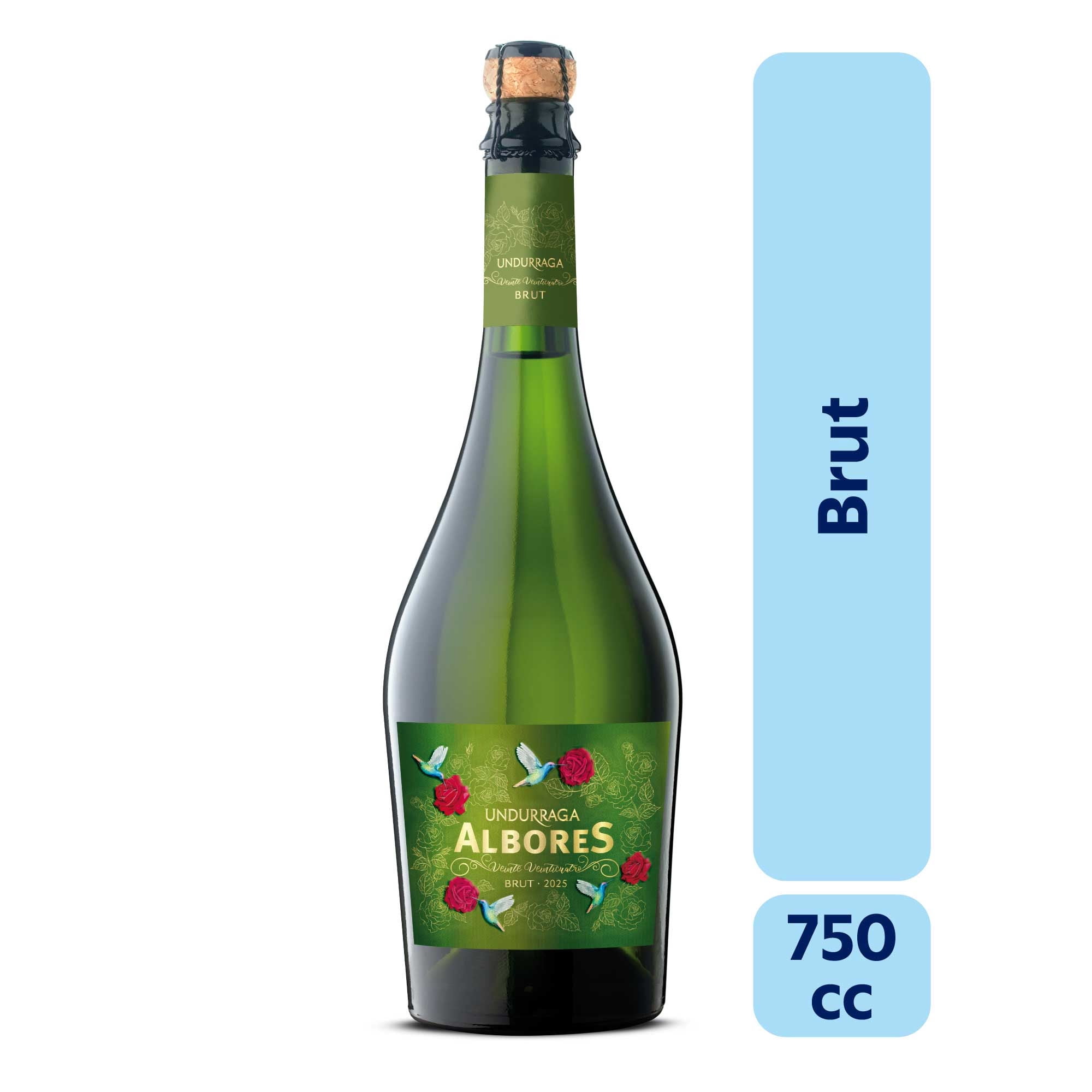 Espumante Brut Albores 12° Botella 750 ml Undurraga