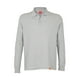 thumbnail image 4 of Polera Hombre Piqué Manga Larga Premium 60/40 Ideal Para Bordar Gris, 4 of 10