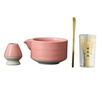 Magideal - Juego De Matcha, Juego De Utensilios Matcha, Tazón De Té Japonés Para Amantes Del Té, Herramienta Para Hacer Té, Tazón De Matcha Hecho A Mano, Batidor