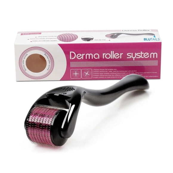 Derma Roller De 0 25 Mm Con Funda De Almacenamiento Para Uso Doméstico