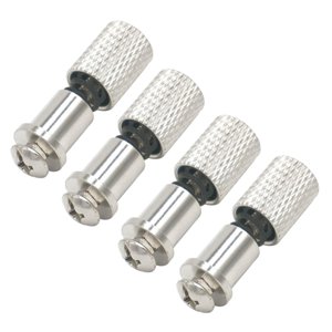 Magideal - Prensatelas Para Máquina De Coser, 4 Uds., Abrazadera Para Pie De Resorte, Prensatelas Para Máquina De Coser, Tornillos De Cambio Rápido, Abrazaderas,