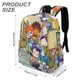 thumbnail image 3 of Todos Crecidos-theme Backpack, Campus style schoolbag Bookbag with Adjustable Shoulder Straps And Large Zip Compartment, Unisex Travel Bags.42x30x15cm, 3 of 6