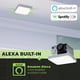 thumbnail image 2 of Ventilador de baño inteligente Homewerks 7148-01-AX con luz LED Alexa, 2 of 8