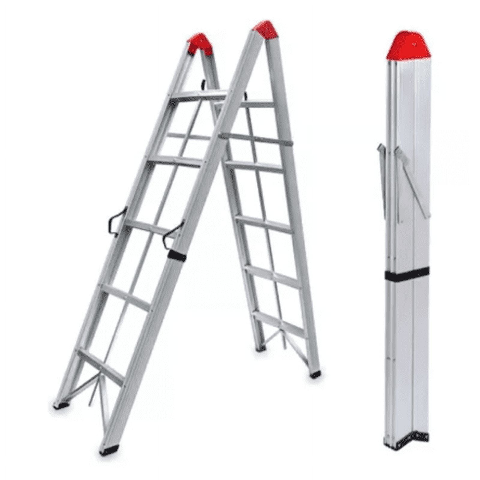 Genérico - Escalera Plegable Aluminio 5 Escalones Tipo Tijera 150kg