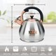 thumbnail image 4 of Tetera Lazneyru 2,8 L con Silbato, Acero Inoxidable para Cocina, 4 of 6