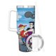 thumbnail image 3 of El Show de Rocky y Bullwinkle Vaso aislado de acero inoxidable con asa, diseño temático, regalo para familia, amigos y fans; incluye pajita y encaja en el portavasos estándar, 40 oz, 3 of 6