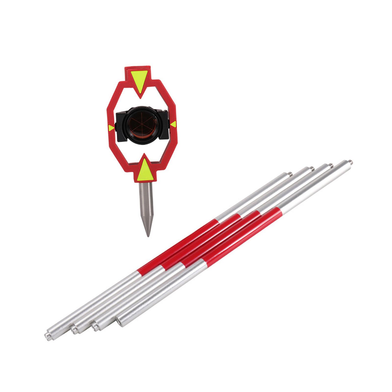 Magideal - Mini Prisma Topográfico Para Trabajos De Construcción De Campo, Herramienta De Topografía De Terrenos De Construcción Resistente Al Aire Libre Para Negativo 30Mm