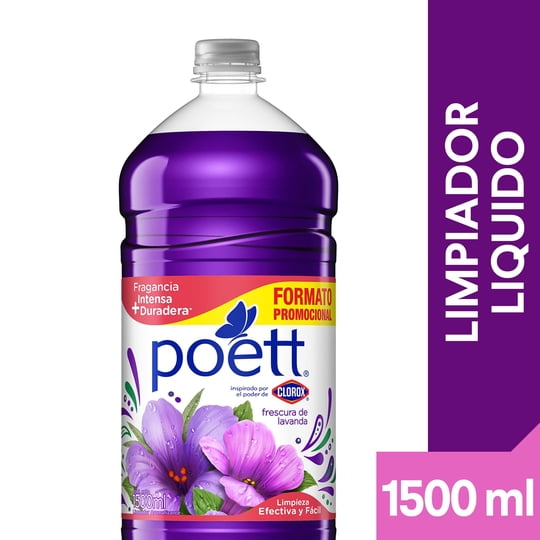 Limpiador Pisos Lavanda 1500 ml Poett