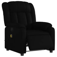 Sillón Reclinable Eléctrico Para Masajes Vidaxl Motorizado Negro