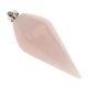 thumbnail image 1 of Piedras Preciosas Naturales Colgante Hexagonal Puntiagudo Cuarzo Rosa, 1 of 3