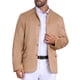 thumbnail image 5 of INSPIRE CHIC Chaqueta de Traje Casual para Hombre Cuello Mao de un Solo Botón Blazer de Ante M Caqui, 5 of 6