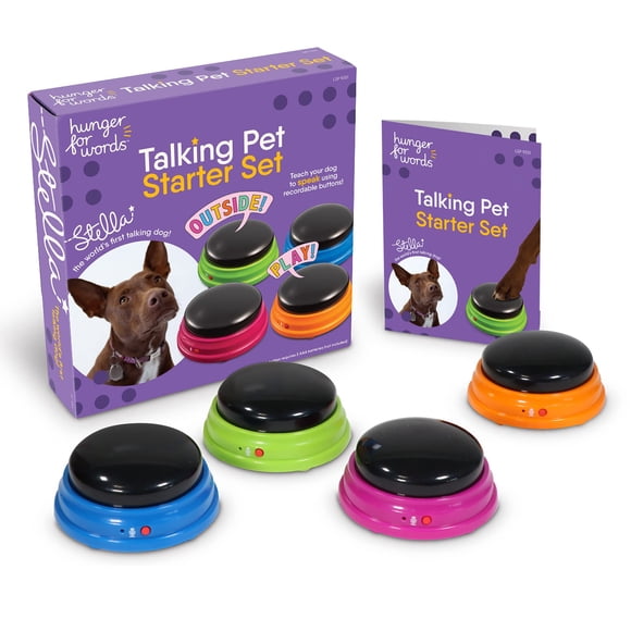 Talking Buttons Starter Set Hunger for Words para perros