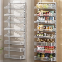 Organizador De Despensa Pokipo De 8 Niveles Para Colocar Sobre La Puerta Con Cesta Ajustable