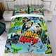 thumbnail image 4 of Kratts Salvajes Conjunto de sábanas temático, trío de piezas, cómodo y amigable con la piel, diseño único, regalo de decoración para el hogar para familiares, amigos y fans,173cm *218cm, 4 of 6