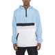 thumbnail image 1 of Saronite Chaqueta Anorak Casual con Capucha, Manga Larga, Cortavientos, Color Azul/blanco (para Mujer), 1 of 3