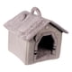 thumbnail image 3 of Cama Para Gatos, Suave, Tipo Cueva Para Gatitos, Con Asa, Compacta, Tama?o S, Gris, 3 of 5
