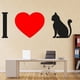 thumbnail image 2 of Decomural I Love Cats Pet Animals WS-45649, 2 of 2