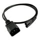 thumbnail image 1 of IEC 320 C14 A C7 Cable De Extensión De Fuente De Alimentación De CA Para Monitor De PC PDU UPS DMX, 1 of 3