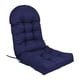 thumbnail image 5 of Cojín De Patio Con Respaldo Alto, Sólido, Para Muebles, Interior, Exterior, Mecedora, Color Azul Oscuro, 5 of 5