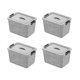 thumbnail image 1 of 4 Pack Caja Transparente Para Almacenar Organizador, 1 of 4