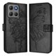 thumbnail image 2 of Funda cartera mariposa para Motorola Moto G17 con soporte y ranuras para tarjetas Negro, 2 of 6