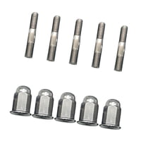 Ioensy - Juego De Pernos Y Tuercas Para Tubo De Escape De Motocicleta Para 110 Cc, 125 Cc, 140 Cc, 160 Cc Y 200 Cc