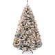 thumbnail image 1 of Árbol de Navidad Best Choice Products de 6 pies cubierto de nieve con luces, 1 of 3