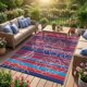 thumbnail image 1 of Alfombra Garvee 6x9 Impermeable para Exterior Reversible, 1 of 7