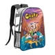 thumbnail image 1 of GoofyMochila transparente temática, resistente y duradera, bolsa see-through para trabajo, deporte, universidad y viaje, 31 × 43 cm, 1 of 6