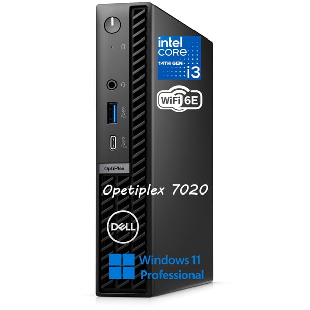 Ordenador de escritorio Dell OptiPlex 7020 i3-14100T 16 GB 256 GB SSD WiFi 6E