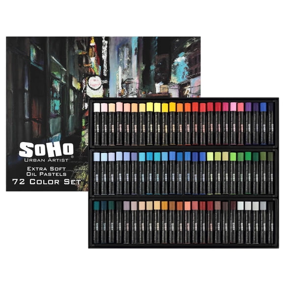 Set de pasteles al óleo Soho Urban Artist de 72 colores - extra suaves