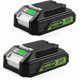thumbnail image 1 of Bolsa de 2 Reemplazo Green-works Batería de Litio de 24V 3.0Ah 29842 29852 29322 BAG709 BAG710 20352 22232 2508302, 1 of 5