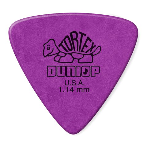 Uñetas Dunlop Tortex 431 Triangulares 1.14Mm Pack 6Un