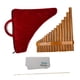 thumbnail image 2 of 1Set Bamboo Pan Pipe Flauta Woodwind G Instrumento Clave Para Principiantes Mano Izquierda, 2 of 5